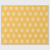 Gelbes Ostereier-Wrapping Paper Geschenkpapier (Flach)