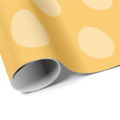 Gelbes Ostereier-Wrapping Paper Geschenkpapier (Rolleneckpunkt)