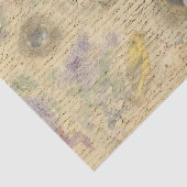 Gelbes Ostervögel-Dekopapier Seidenpapier (Ausschnitt)