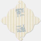 Gelbes Palm Springs PastellBeach Brautparty Geschenkschachtel (Ungefaltet)