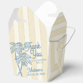Gelbes Palm Springs PastellBeach Brautparty Geschenkschachtel (Offen)