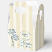 Gelbes Palm Springs PastellBeach Brautparty Geschenkschachtel (Offen)