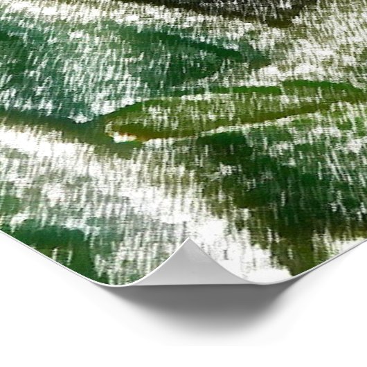 Gelbes Panikposter Poster (Ecke)