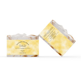 Gelbes Papierdruckpapier-Stylesheftband / Etikett