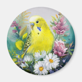 Gelbes Parakeet Magnet