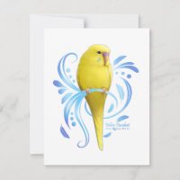 Gelbes Parakeet