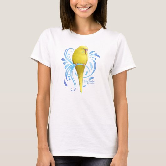 Gelbes Parakeet T-Shirt (Vorderseite)