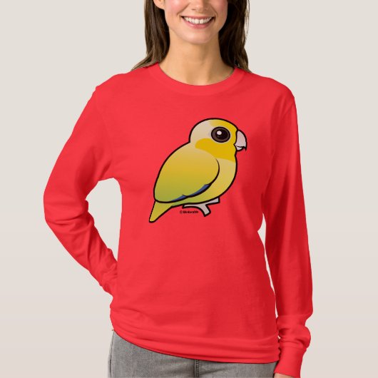 Gelbes pazifisches Parrotlet T-Shirt (Vorderseite)