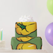 Gelbes Pepper-Wrapper Geschenkpapier