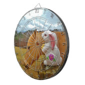 Gelbes Pferd, Frühlingshasen Dartscheibe (Vorderseite rechts)