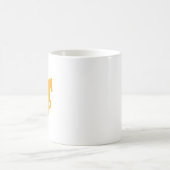 Gelbes Pferd-Sternzeichen-Tasse Kaffeetasse (Mittel)
