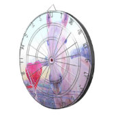 Gelbes Pferd und Rotes Herz Dartscheibe (Vorderseite rechts)