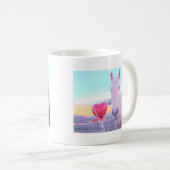 Gelbes Pferd und Rotes Herz Kaffeetasse (VorderseiteRechts)