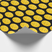 Gelbes Pickleball Geschenkpapier (Ecke)