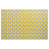 Gelbes Polarbär-Musterdesign  Stoff (Yard (91,4 cm))