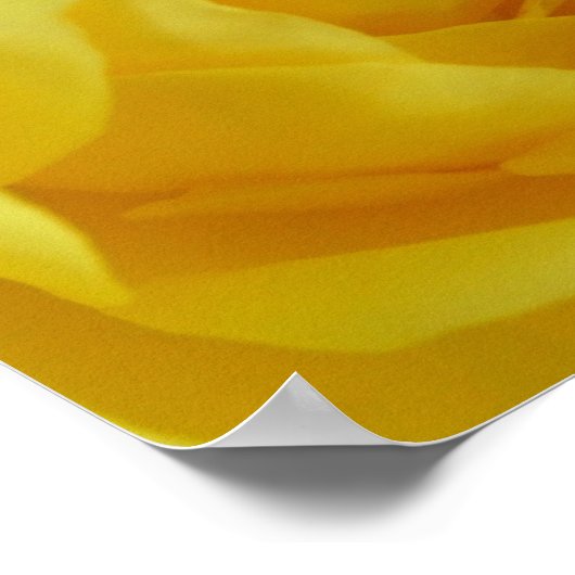 Gelbes Poster (Ecke)