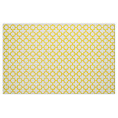 Gelbes Quatrefolienmuster Stoff (Fat Quarter (45,7 x 55,9 cm))