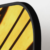 Gelbes Radialmuster Pickleball Schläger (Linke Seite)