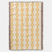 Gelbes Rautenmuster Decke (Vorderseite Vertikal)