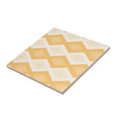 Gelbes Rautenmuster Fliese (Seite)