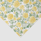 Gelbes Ringelblumen-Hochzeitsbrausebad Seidenpapier (Ausschnitt)