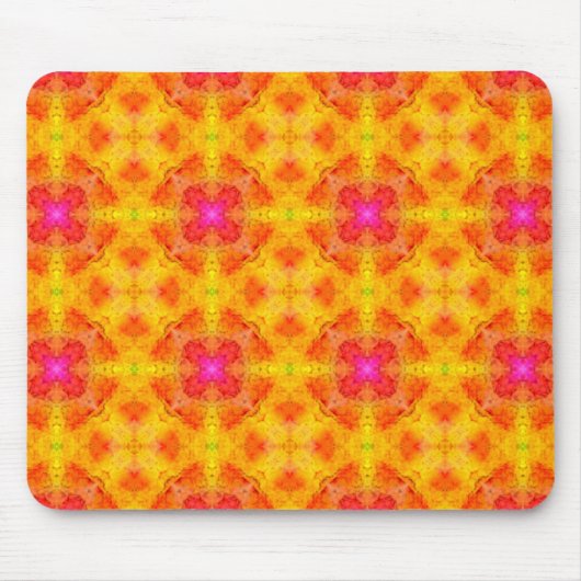 Gelbes rosa Mausepad Mousepad (Vorne)