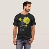 Gelbes Rose Botanisch für Frauen T-Shirt (Vorne ganz)