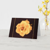 Gelbes Rose, Foto 2004. Karte (Gelbe Blume)