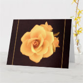 Gelbes Rose, Foto 2004. Karte (Gelbe Blume)