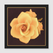 Gelbes Rose, Foto 2004. Magnetkarte (Vorderseite)