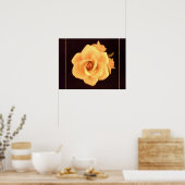 Gelbes Rose, Foto 2004. Poster (Küche)
