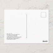 Gelbes Rose, Foto 2004. Postkarte (Rückseite)