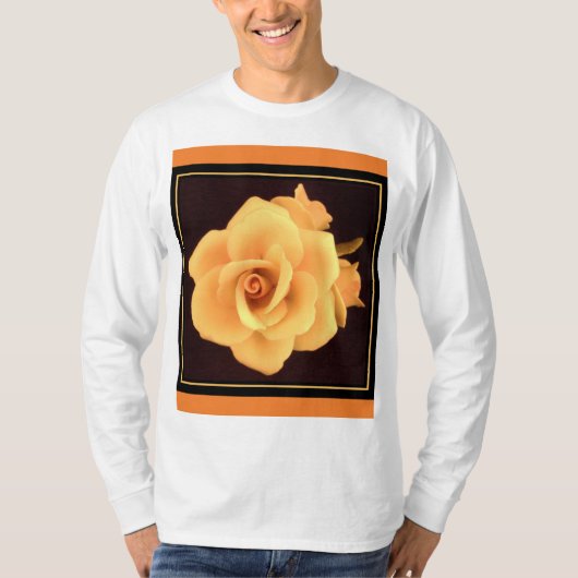 Gelbes Rose, Foto 2004. T-Shirt (Vorderseite)