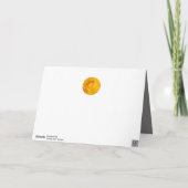 Gelbes Rose-Foto-Muster | Grau Feiertagskarte (Rückseite)