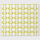 Gelbes Rose. Geschenkpapier (Flach)