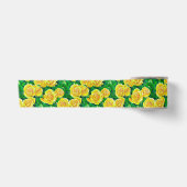 Gelbes Rose Muster Satinband (Vorderseite)