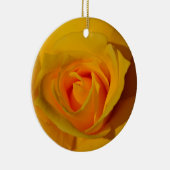 Gelbes Rose, orange Rose, romantische Rose Keramik Ornament (Rechts)