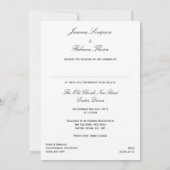 Gelbes Rosen - CP - Einladung (Rückseite)