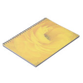 Gelbes Rosen-Notizbuch Notizblock (Linke Seite)