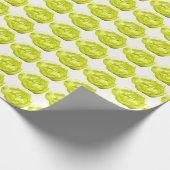 Gelbes Rosen-Verpackungs-Papier Geschenkpapier (Ecke)