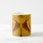 Gelbes Rosengebirge Foto orange Kaffeetasse (Mittel)