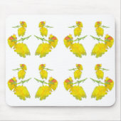 Gelbes Rosengewebe. Mousepad (Vorne)