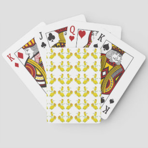 Gelbes Rosengewebe. Spielkarten