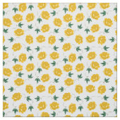 Gelbes Rosengewebe Stoff (Muster)