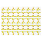 Gelbes Rosengewebe. Tischdecke (Vorderseite (Horizontal))