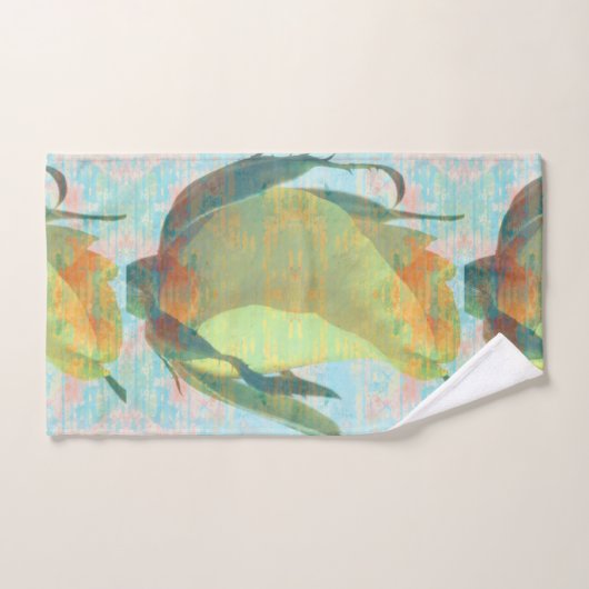 Gelbes Rosenhandtuch Set (Handtuch)