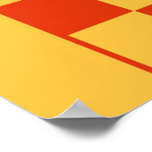 Gelbes Rot, nicht datiert, Kartelle Mai Monatskale Poster (Ecke)