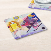 Gelbes Rotes Blau, Wassischer Kandinsky Rechteckiger Pappuntersetzer (angewinkelt)
