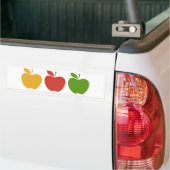 Gelbes rotes grünes Apple Autoaufkleber (Auf Lkw)