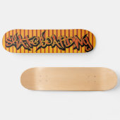 Gelbes Rotes Skateboard - Skateboard (Horizontal)